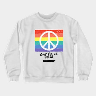 Gay Pride Rainbow Crewneck Sweatshirt